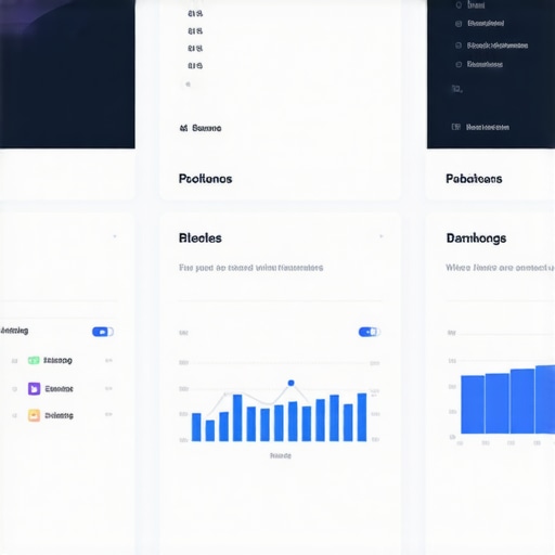 Dashboard showing local search rankings and analytics for SEO