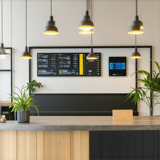 Virtual tour showcasing a modern local business for enhanced GMB profile