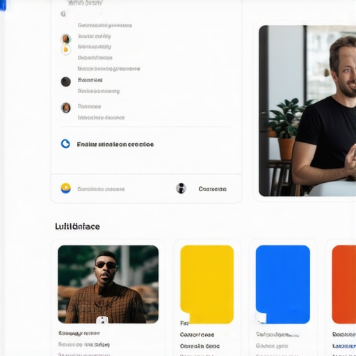 Google My Business dashboard showing profile details, photos, and reviews