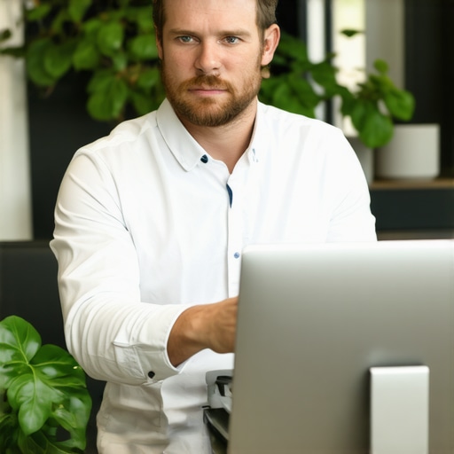 Business owner reviewing Google Maps performance metrics