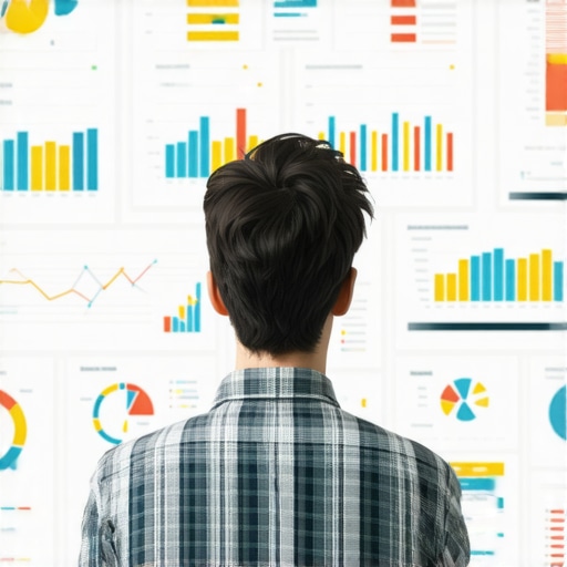 Person monitoring local SEO metrics on multiple screens