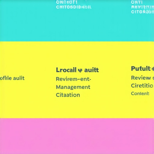 An infographic showing five steps to improve local Google Map rankings.