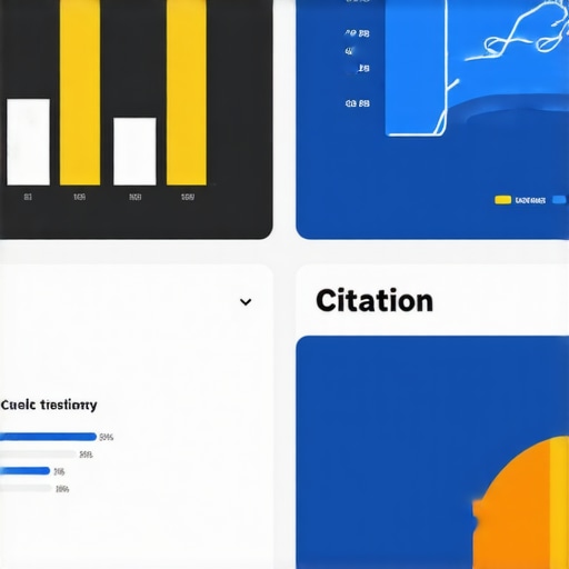 Screenshot of a local SEO analytics dashboard displaying ranking metrics and citation checks.