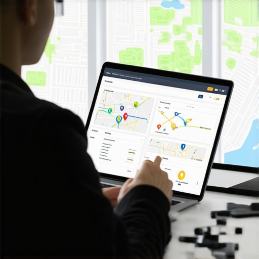 Digital audit of local map visibility with tools and maps.
