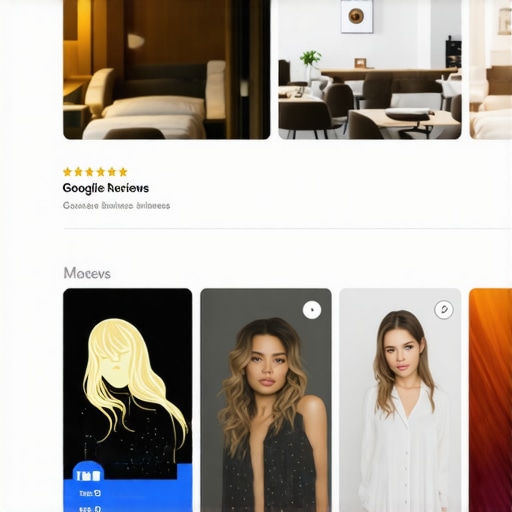 Visual representation of a well-optimized Google Business Profile with reviews, images, and keywords.