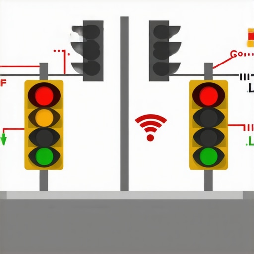 Google Auditing Storefront Traffic Signals Illustration of Google analyzing store foot traffic data using sensors and Wi-Fi signals.