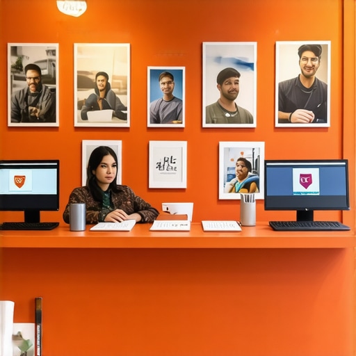 Optimizing Local Business Profile for Visibility in 2026 Business owner updating Google My Business profile with photos and details in an urban setting